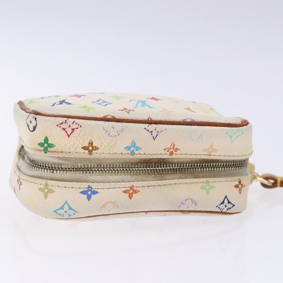 LOUIS VUITTON Monogram Multicolor Trousse Wapity White M58033 LV Auth 131822