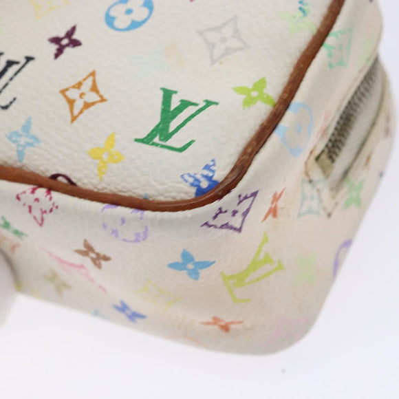 LOUIS VUITTON Monogram Multicolor Trousse Wapity White M58033 LV Auth 131822