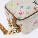 LOUIS VUITTON Monogram Multicolor Trousse Wapity White M58033 LV Auth 131822-14
