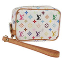 LOUIS VUITTON Monogram Multicolor Trousse Wapity White M58033 LV Auth 131823V-1