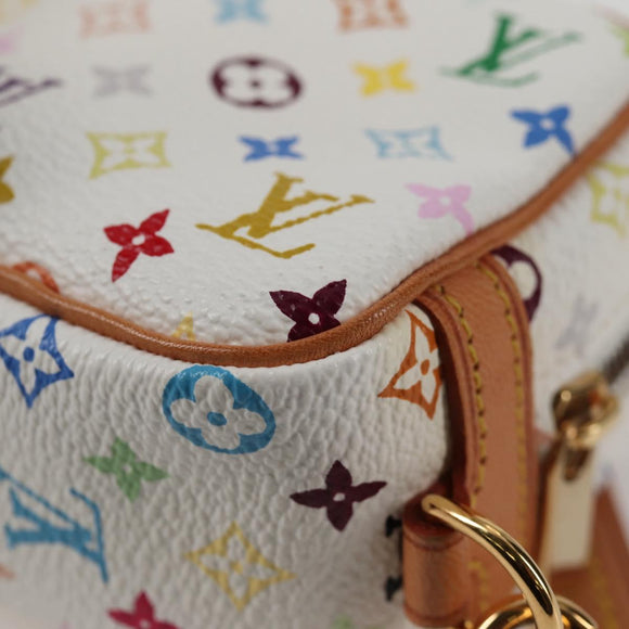 LOUIS VUITTON Monogram Multicolor Trousse Wapity White M58033 LV Auth 131823V