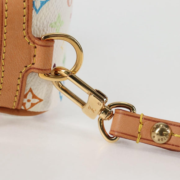 LOUIS VUITTON Monogram Multicolor Trousse Wapity White M58033 LV Auth 131823V