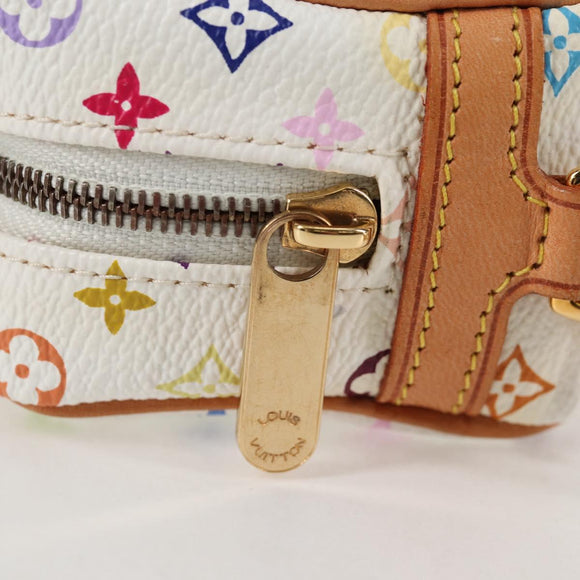 LOUIS VUITTON Monogram Multicolor Trousse Wapity White M58033 LV Auth 131823V