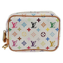 LOUIS VUITTON Monogram Multicolor Trousse Wapity White M58033 LV Auth 131823V-13