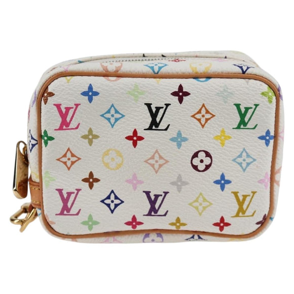 LOUIS VUITTON Monogram Multicolor Trousse Wapity White M58033 LV Auth 131823V