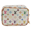 LOUIS VUITTON Monogram Multicolor Trousse Wapity White M58033 LV Auth 131823V-2