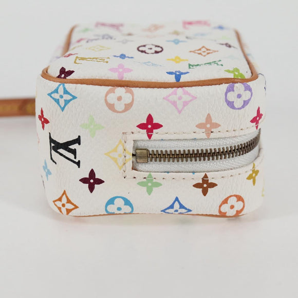 LOUIS VUITTON Monogram Multicolor Trousse Wapity White M58033 LV Auth 131823V