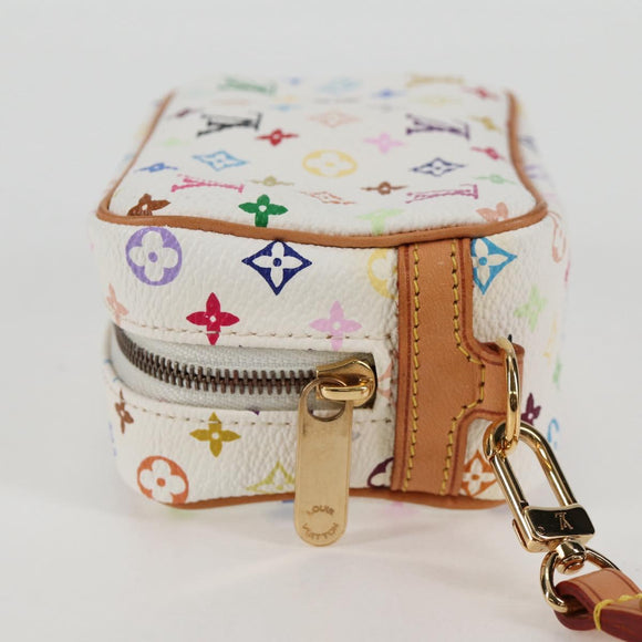 LOUIS VUITTON Monogram Multicolor Trousse Wapity White M58033 LV Auth 131823V