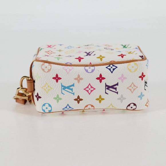 LOUIS VUITTON Monogram Multicolor Trousse Wapity White M58033 LV Auth 131823V