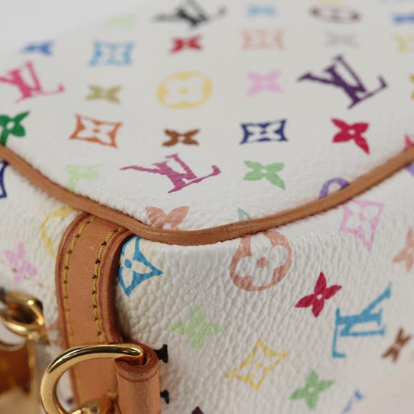 LOUIS VUITTON Monogram Multicolor Trousse Wapity White M58033 LV Auth 131823V