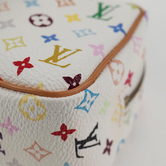 LOUIS VUITTON Monogram Multicolor Trousse Wapity White M58033 LV Auth 131823V