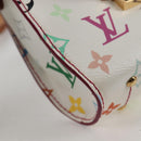 LOUIS VUITTON Monogram Multicolor Heart Breaker Bag White M40660 Auth 131824SV-14