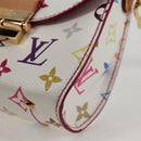 LOUIS VUITTON Monogram Multicolor Heart Breaker Bag White M40660 Auth 131824SV-15