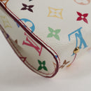 LOUIS VUITTON Monogram Multicolor Heart Breaker Bag White M40660 Auth 131824SV-16