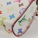 LOUIS VUITTON Monogram Multicolor Heart Breaker Bag White M40660 Auth 131824SV-17