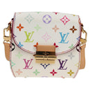 LOUIS VUITTON Monogram Multicolor Heart Breaker Bag White M40660 Auth 131824SV-13