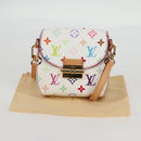 LOUIS VUITTON Monogram Multicolor Heart Breaker Bag White M40660 Auth 131824SV-12