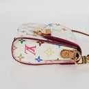 LOUIS VUITTON Monogram Multicolor Heart Breaker Bag White M40660 Auth 131824SV-4