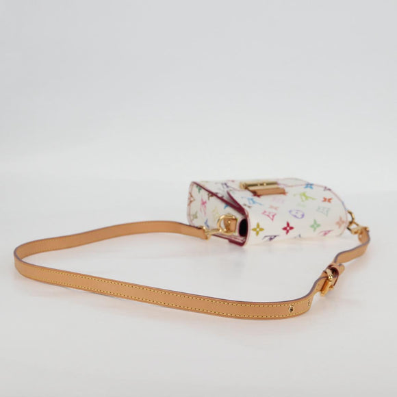 LOUIS VUITTON Monogram Multicolor Heart Breaker Bag White M40660 Auth 131824SV