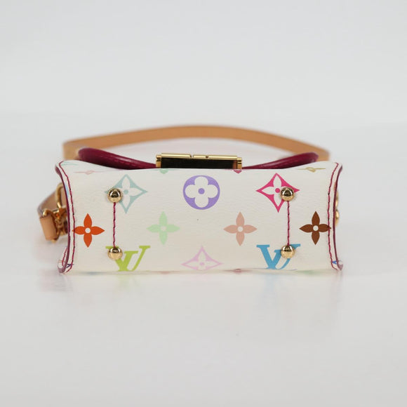 LOUIS VUITTON Monogram Multicolor Heart Breaker Bag White M40660 Auth 131824SV