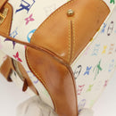 LOUIS VUITTON Monogram Multicolor Claudia Hand Bag White M40193 LV Auth 131825-15