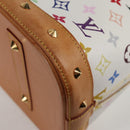 LOUIS VUITTON Monogram Multicolor Alma GM Hand Bag White M40441 LV Auth 131827V-17