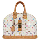 LOUIS VUITTON Monogram Multicolor Alma GM Hand Bag White M40441 LV Auth 131827V-13