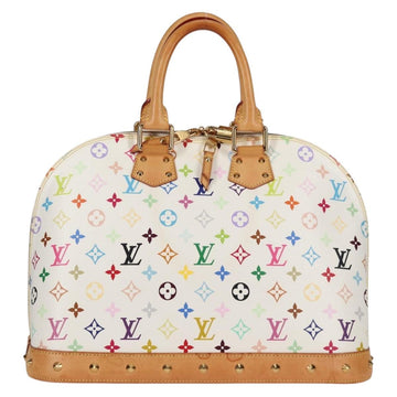 LOUIS VUITTON Monogram Multicolor Alma GM Hand Bag White M40441 LV Auth 131827V - 0