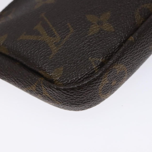 LOUIS VUITTON Monogram Label Collection Trousse Cre Pouch M63800 LV Auth 131828