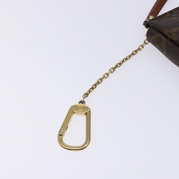 LOUIS VUITTON Monogram Label Collection Trousse Cre Pouch M63800 LV Auth 131828