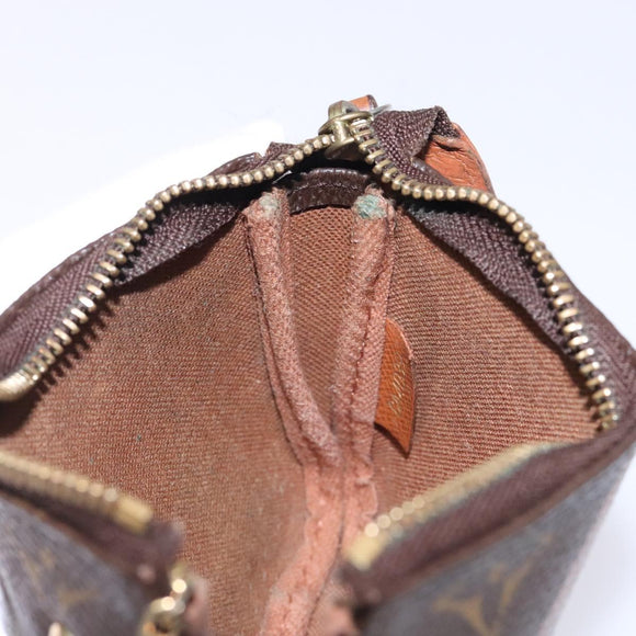 LOUIS VUITTON Monogram Label Collection Trousse Cre Pouch M63800 LV Auth 131828