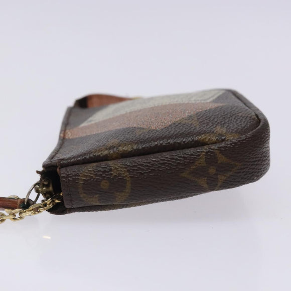 LOUIS VUITTON Monogram Label Collection Trousse Cre Pouch M63800 LV Auth 131828