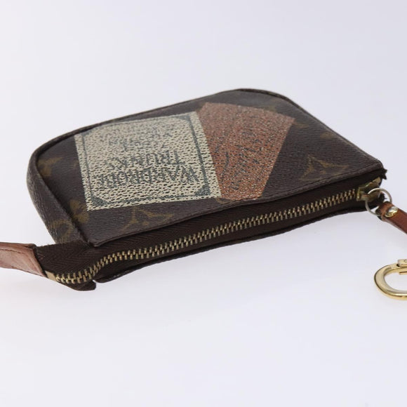 LOUIS VUITTON Monogram Label Collection Trousse Cre Pouch M63800 LV Auth 131828