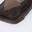 LOUIS VUITTON Monogram Label Collection Trousse Cre Pouch M63800 LV Auth 131828-14