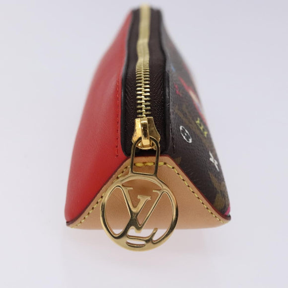 LOUIS VUITTON Monogram Vivienne Trousse Elizabeth Pen Case GI0540 LV Auth 131835