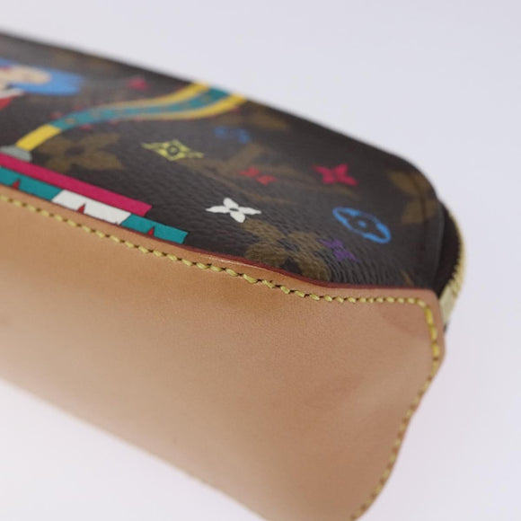 LOUIS VUITTON Monogram Vivienne Trousse Elizabeth Pen Case GI0540 LV Auth 131835