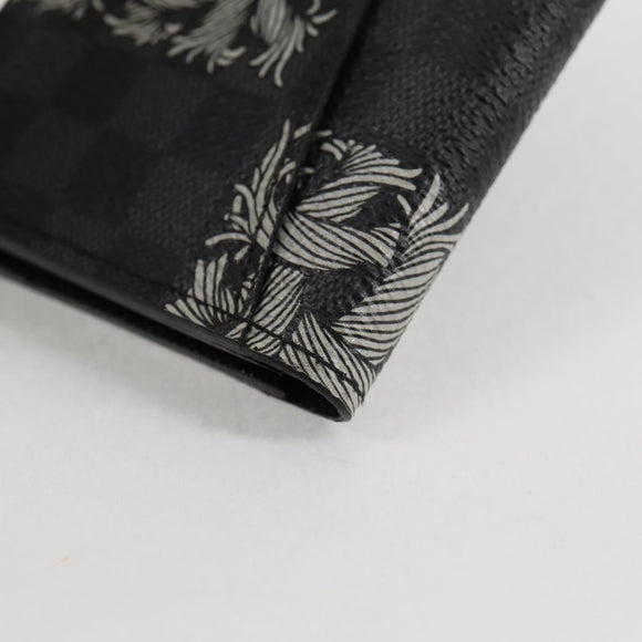 LOUIS VUITTON Damier Graphite Organizer De Poch Card Case N61213 LV Auth 131836M
