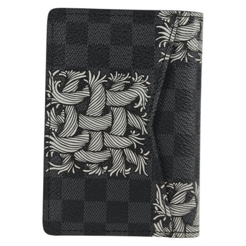 LOUIS VUITTON Damier Graphite Organizer De Poch Card Case N61213 LV Auth 131836M - 0
