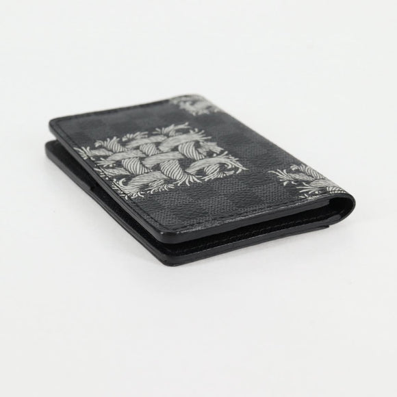 LOUIS VUITTON Damier Graphite Organizer De Poch Card Case N61213 LV Auth 131836M