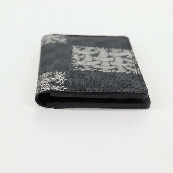 LOUIS VUITTON Damier Graphite Organizer De Poch Card Case N61213 LV Auth 131836M