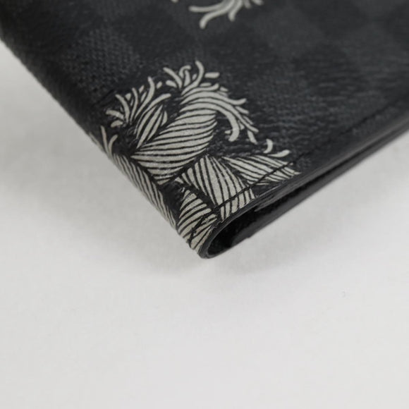 LOUIS VUITTON Damier Graphite Organizer De Poch Card Case N61213 LV Auth 131836M