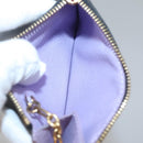 LOUIS VUITTON Monogram Pochette Cles NM Coin Purse Black M60279 Auth 131837-11