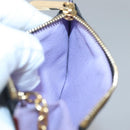 LOUIS VUITTON Monogram Pochette Cles NM Coin Purse Black M60279 Auth 131837-17
