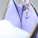 LOUIS VUITTON Monogram Pochette Cles NM Coin Purse Black M60279 Auth 131837-18