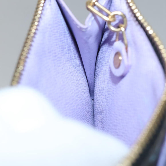 LOUIS VUITTON Monogram Pochette Cles NM Coin Purse Black M60279 Auth 131837