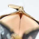 LOUIS VUITTON Multicolor Pochette Cles Coin Purse Black M13664 LV Auth 131839V-17