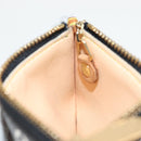 LOUIS VUITTON Multicolor Pochette Cles Münztäschchen Schwarz M13664 LV Auth 131839V-18