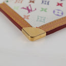 LOUIS VUITTON Multicolor Pochette Cles Muntbuidel Wit M92655 LV Auth 131840V-15