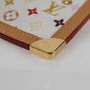 LOUIS VUITTON Multicolor Pochette Cles Muntbuidel Wit M92655 LV Auth 131840V-16