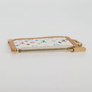 LOUIS VUITTON Multicolor Pochette Cles Muntbuidel Wit M92655 LV Auth 131840V-5